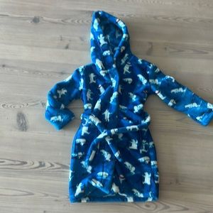 Hatley - plush boys bathrobe Boys size 6-7